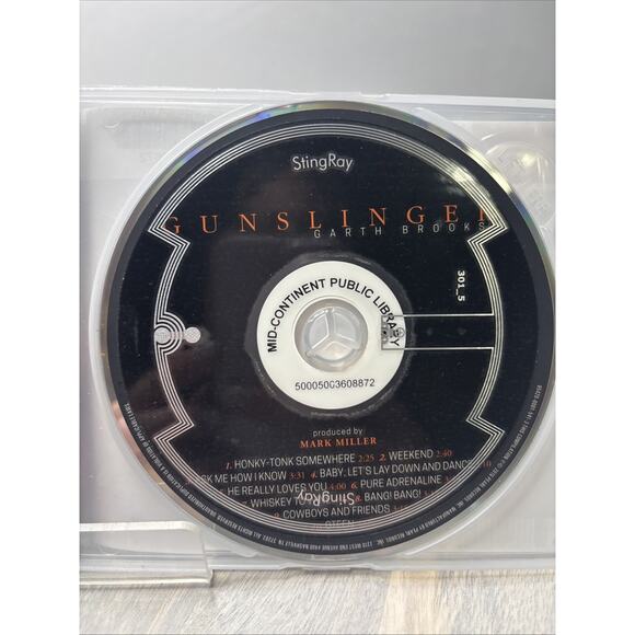 Garth Brooks – Gunslinger (CD, 2016, Pearl Records, Library Copy) - Picture 4 of 5